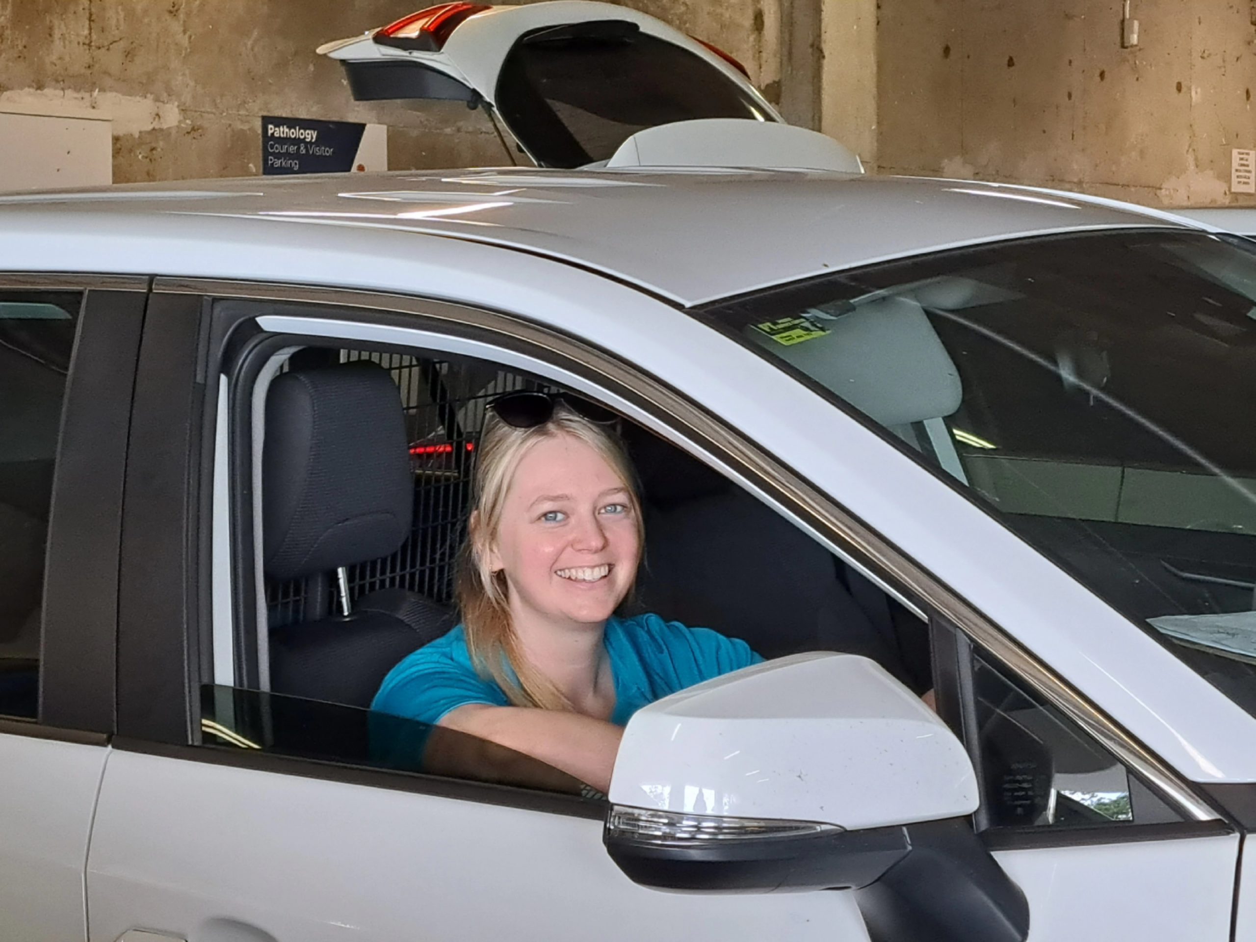 Meet Emily – pathology courier driver