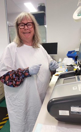 Deb’s ‘independence day' as she retires after 50 years of service 1 Lady in white coat smiles at camera