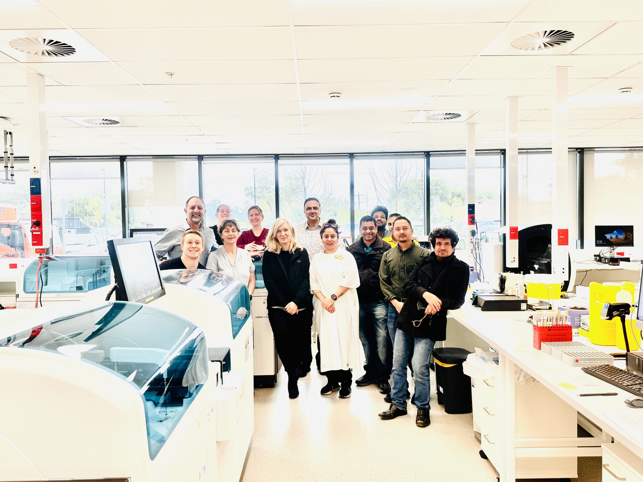Take a look inside our new Griffith Laboratory 1 Griffith Laboratory staff in their brand new space.